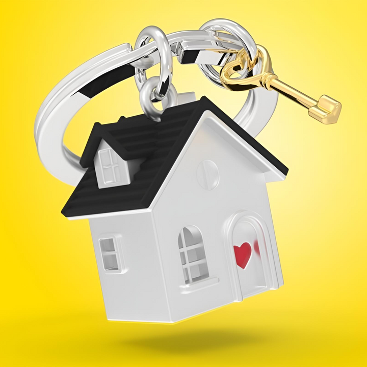 Metalmorphose House Metal Keyring