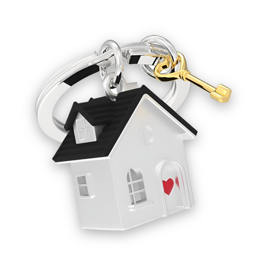 Metalmorphose House Metal Keyring
