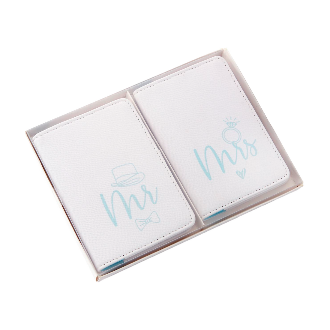 Mr. & Mrs. Passport Cover Set - Set of 2