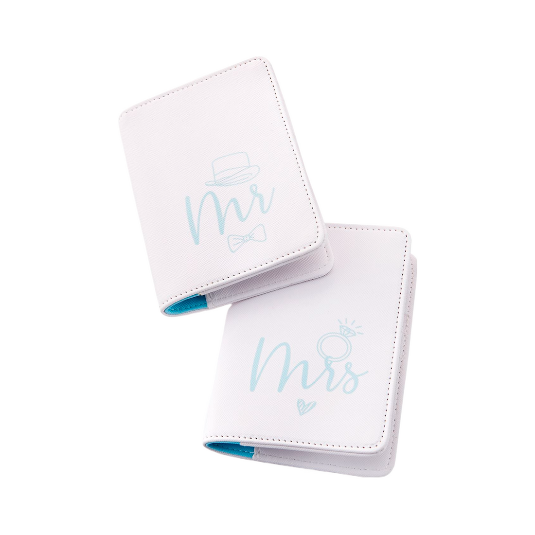 Mr. & Mrs. Passport Cover Set - Set of 2