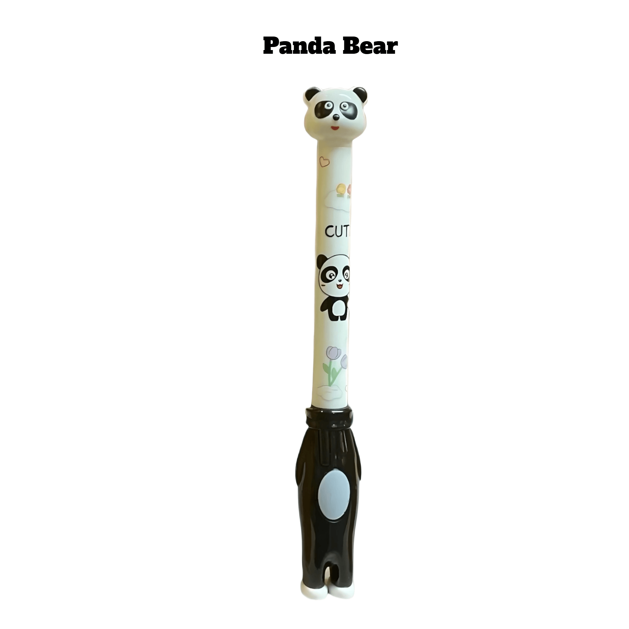 Cute gel ink pen featuring a panda bear design, perfect for collectors and kids.
