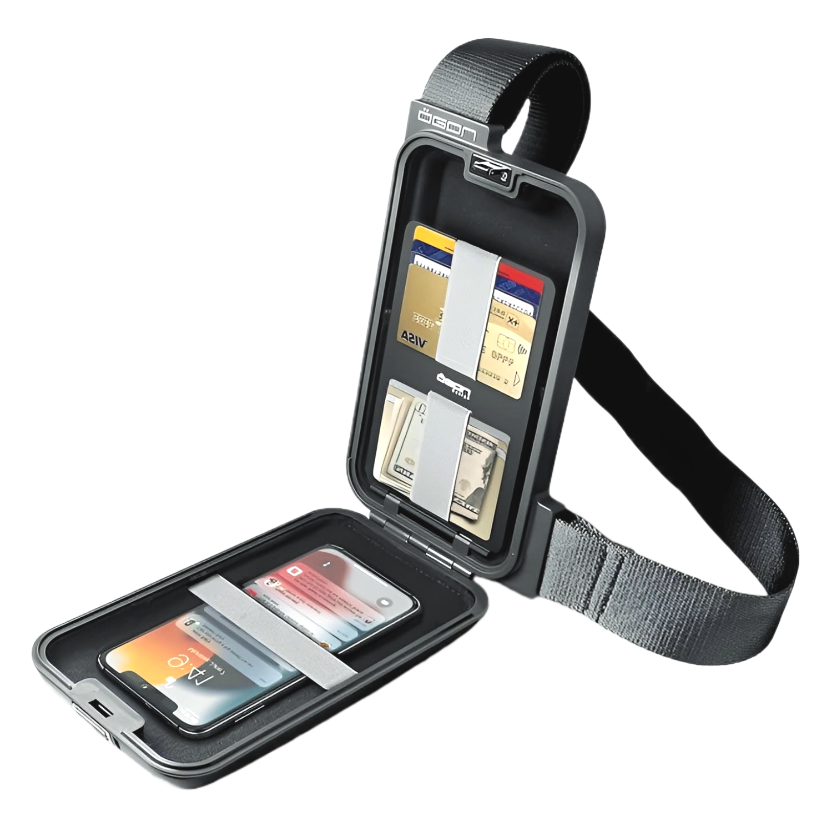 Phone Bag & Wallet by Ögon Design - Black