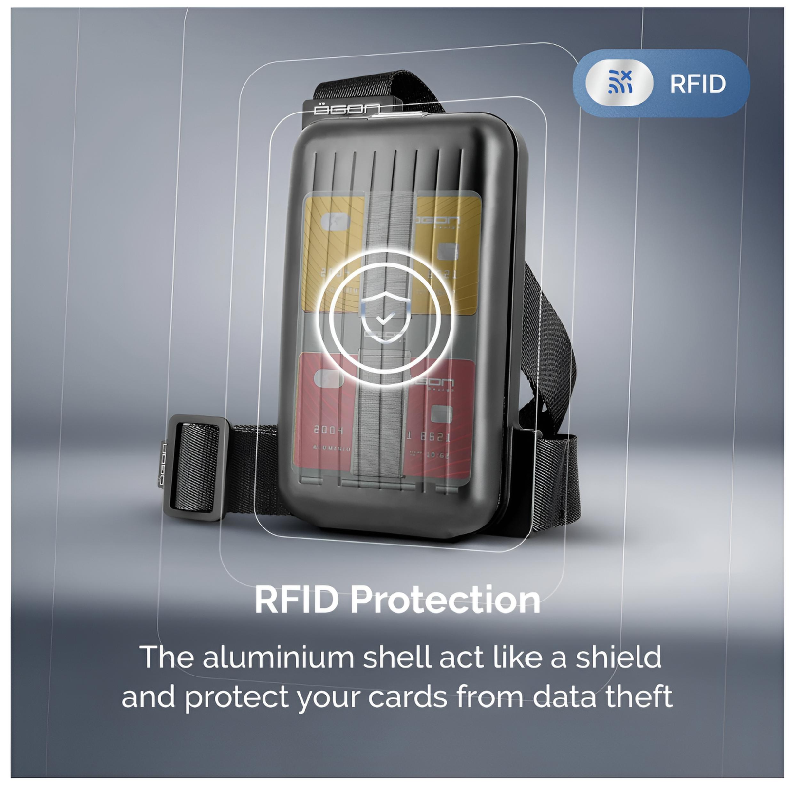 Phone Bag & Wallet by Ögon Design - Black