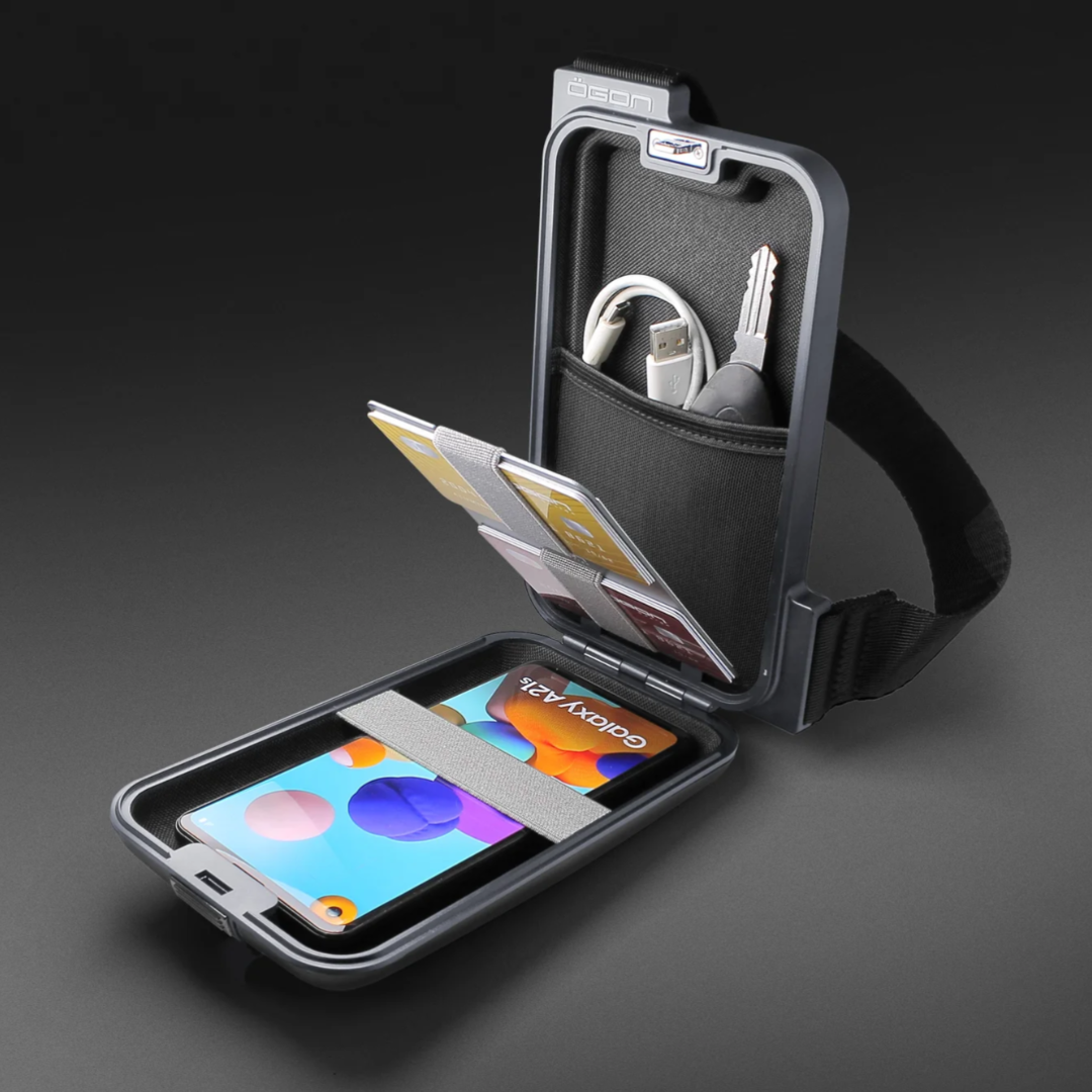 Phone Bag & Wallet by Ögon Design - Navy Blue