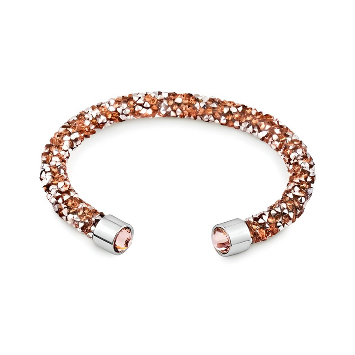 Crystals Bangle Cuff - Rose Gold - Everbond Gifts