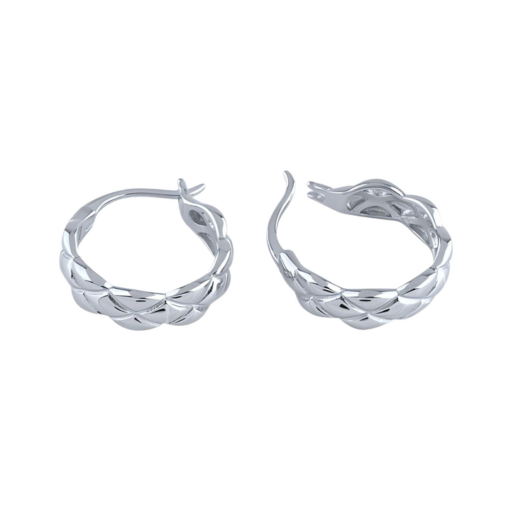 Plain Silver Hoop Earrings - Everbond Gifts