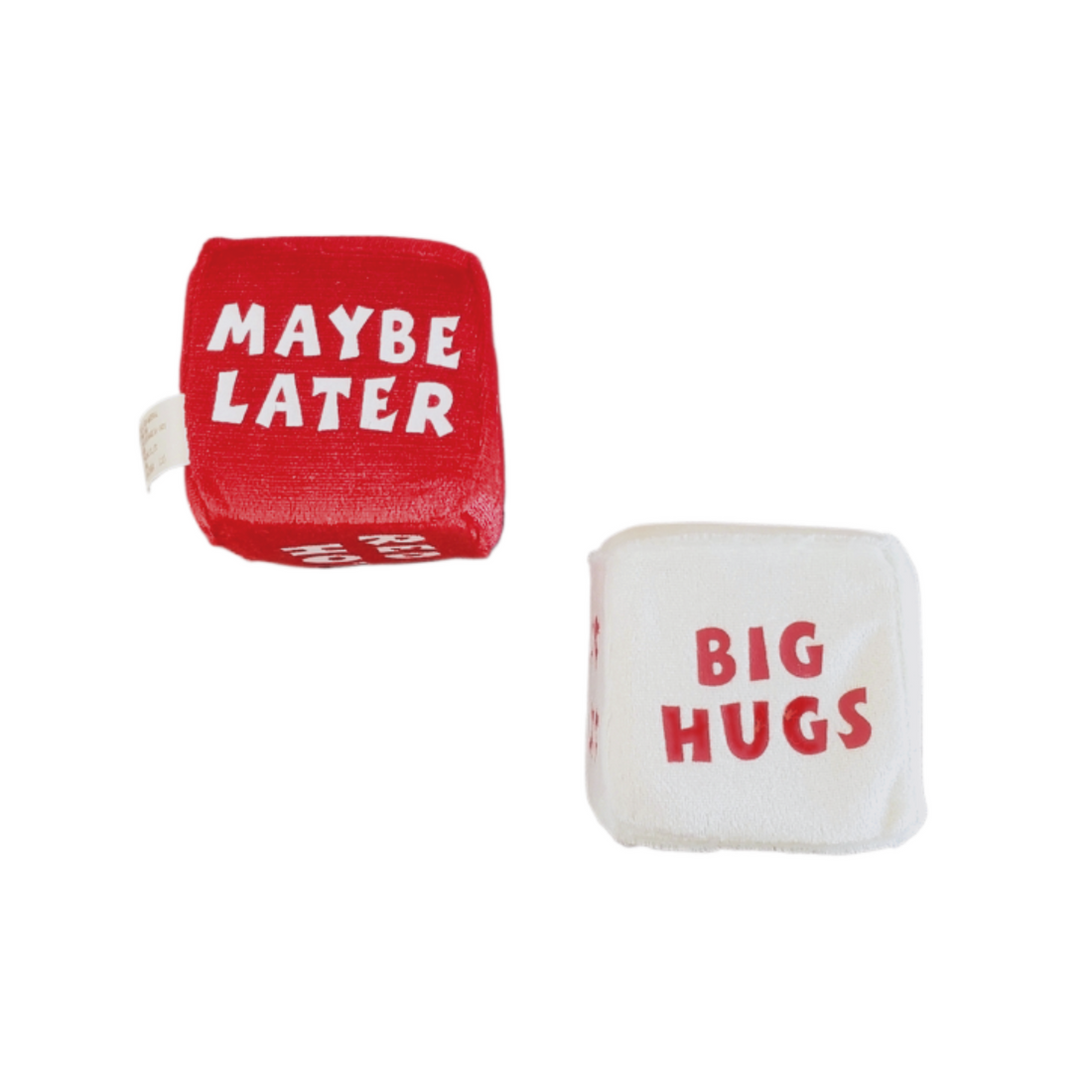 Plush Love Dice -  Set of 2