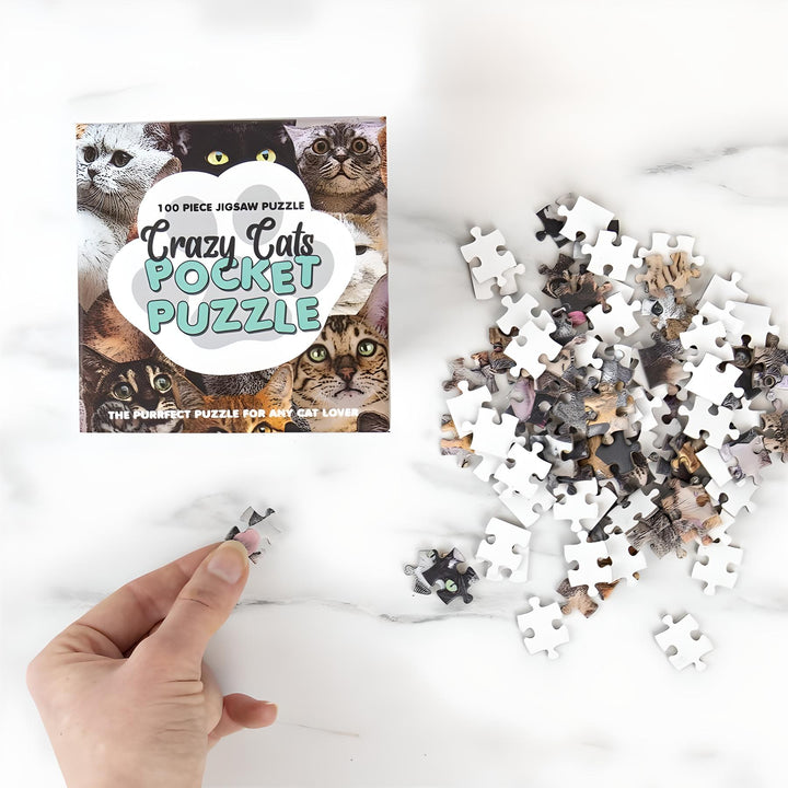 Pocket Puzzles - Crazy Cats - Everbond Gifts