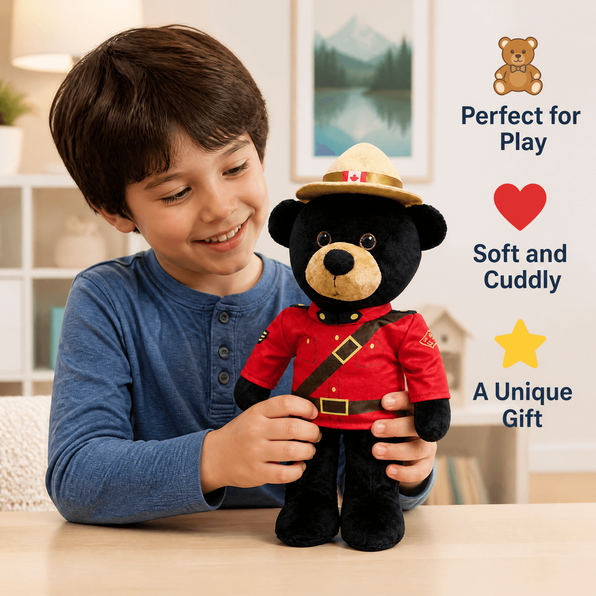RCMP Sergeant Black Bear - 11"