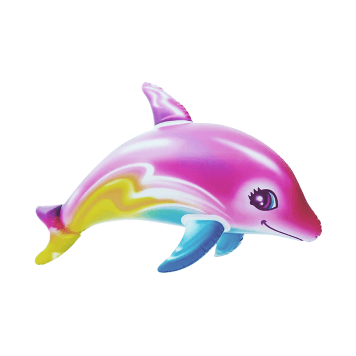 Rainbow Dolphin Inflatable Pool Toys 36" - (2 Sets)