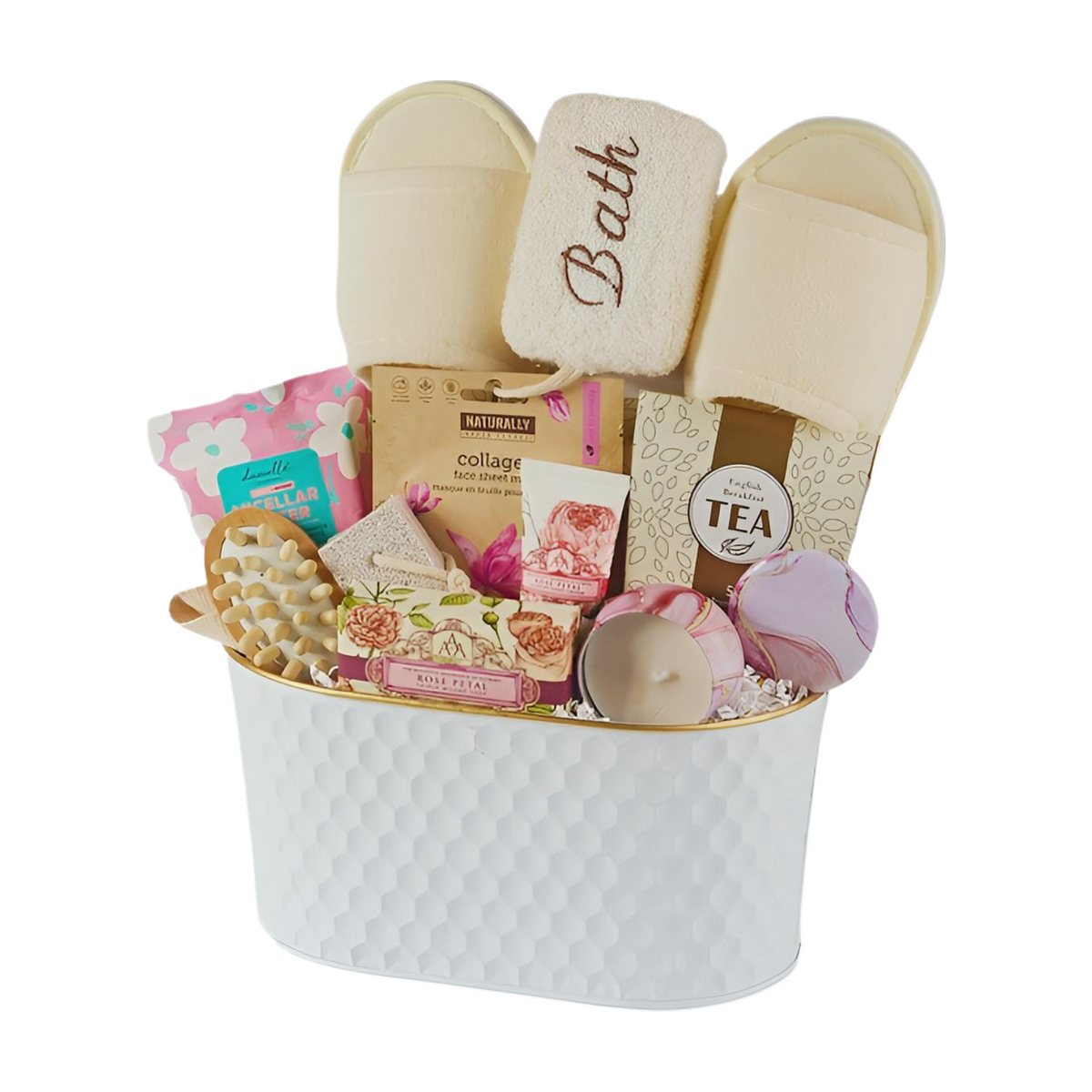 Geschenkkorb „Entspannung & Erneuerung“ – 10-teiliges Self-Care-Set – Everbond Gifts