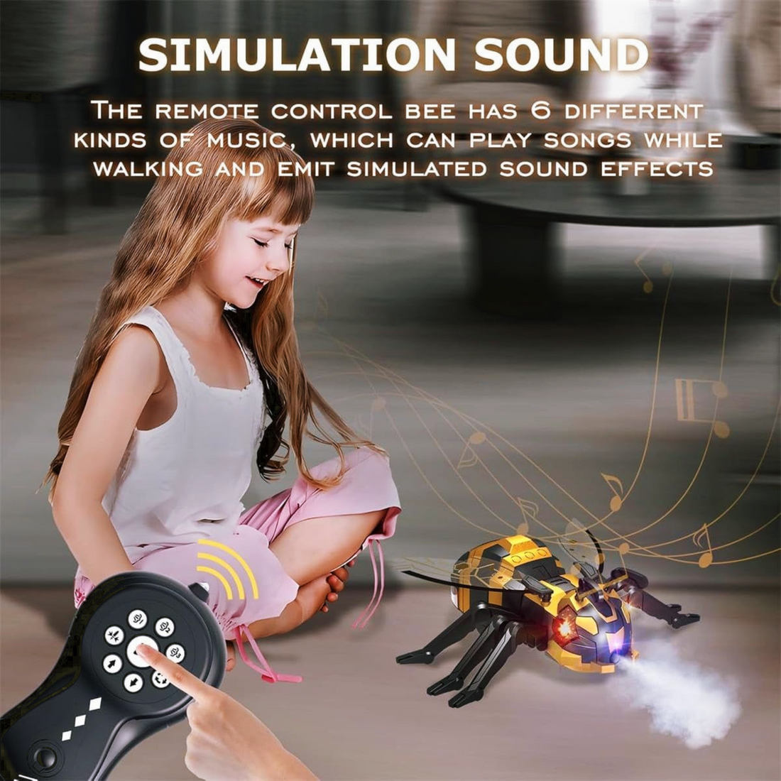 Remote Control Spray Bee Kids Toy