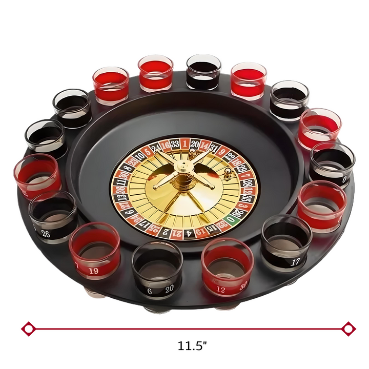 Roulette Shot Glass Game