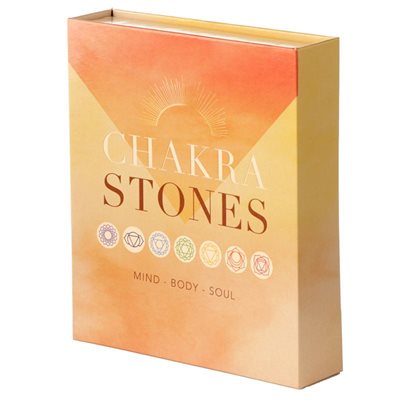 Set of 7 Chakra Stones Kit with Crystal - Everbond Gifts