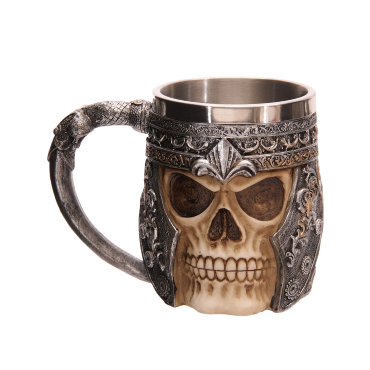 Skull Warrior Tankard Mug