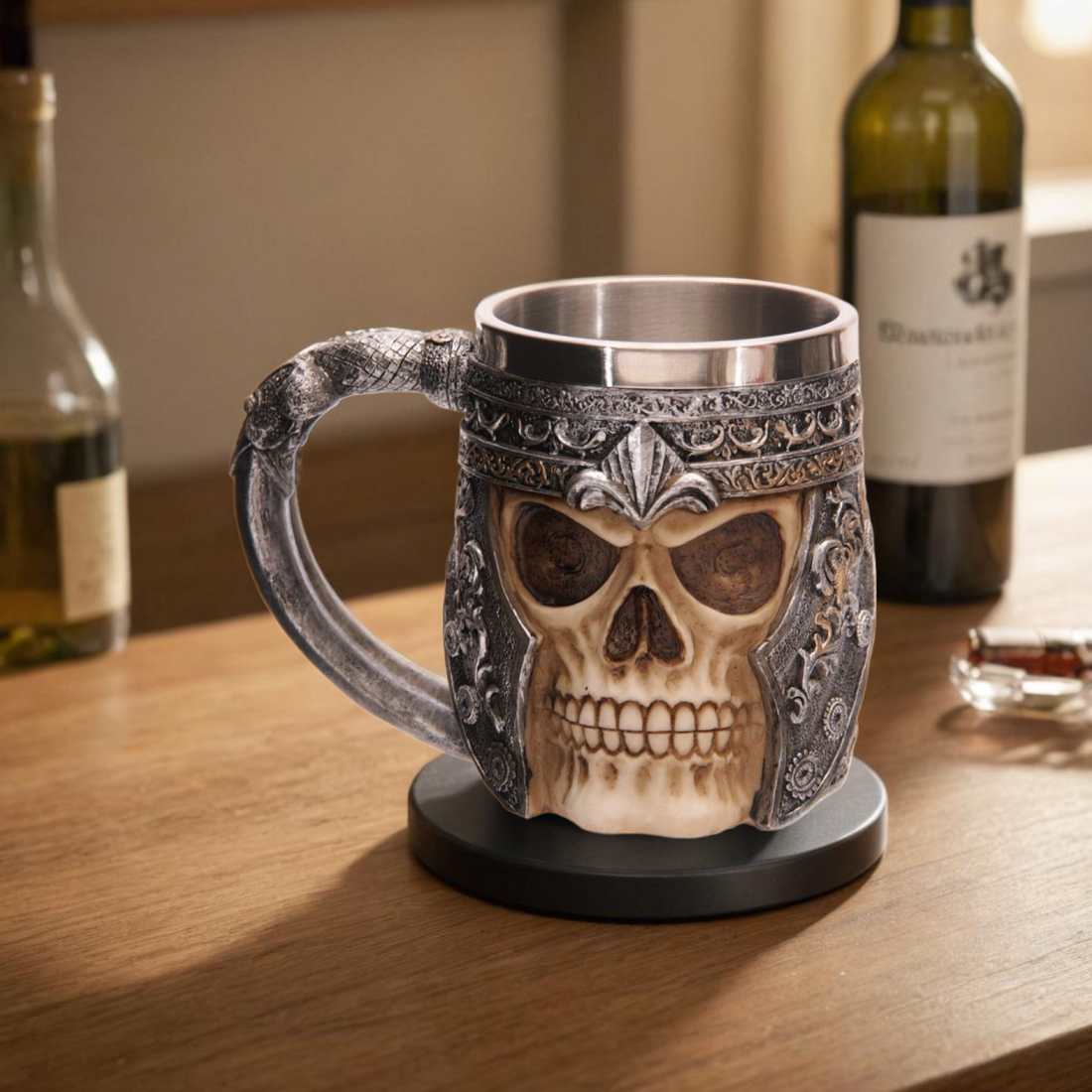 Skull Warrior Tankard Mug