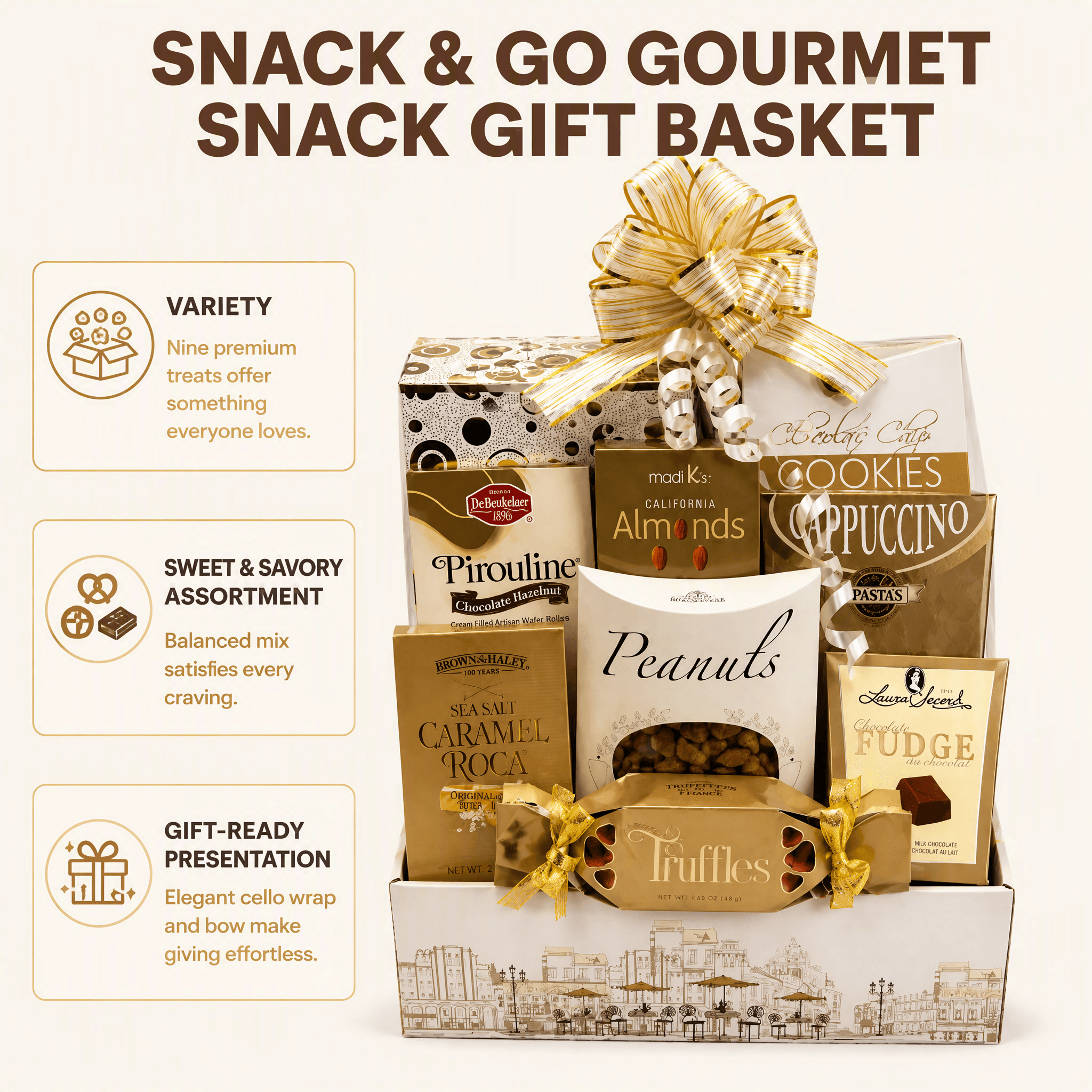 Snack & Go Gourmet Snack Gift Basket