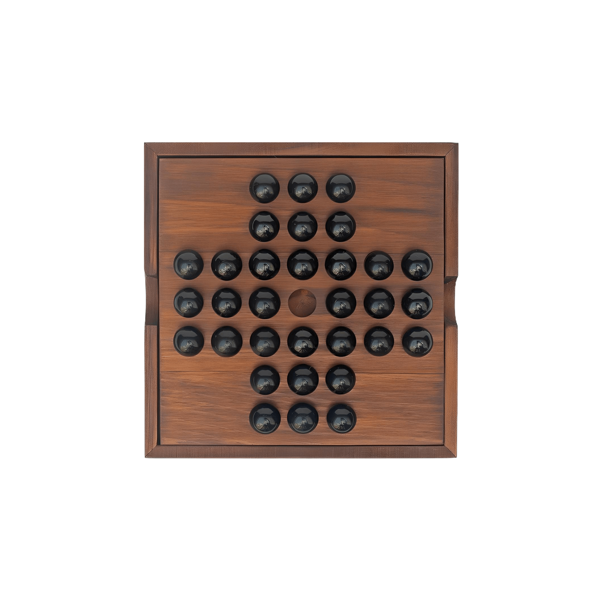 Solitaire Deluxe Wooden Game Board