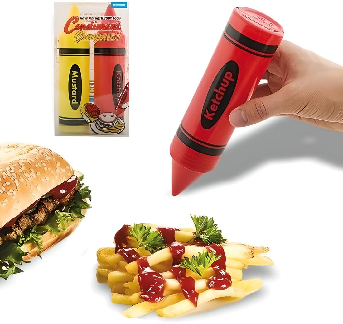 Spinning Condiment Crayons