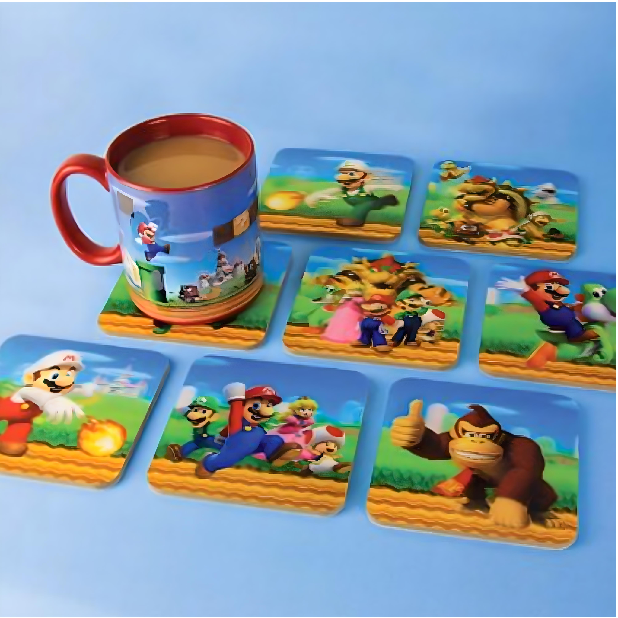 Super Mario Brothers 3D Coasters - Everbond Gifts