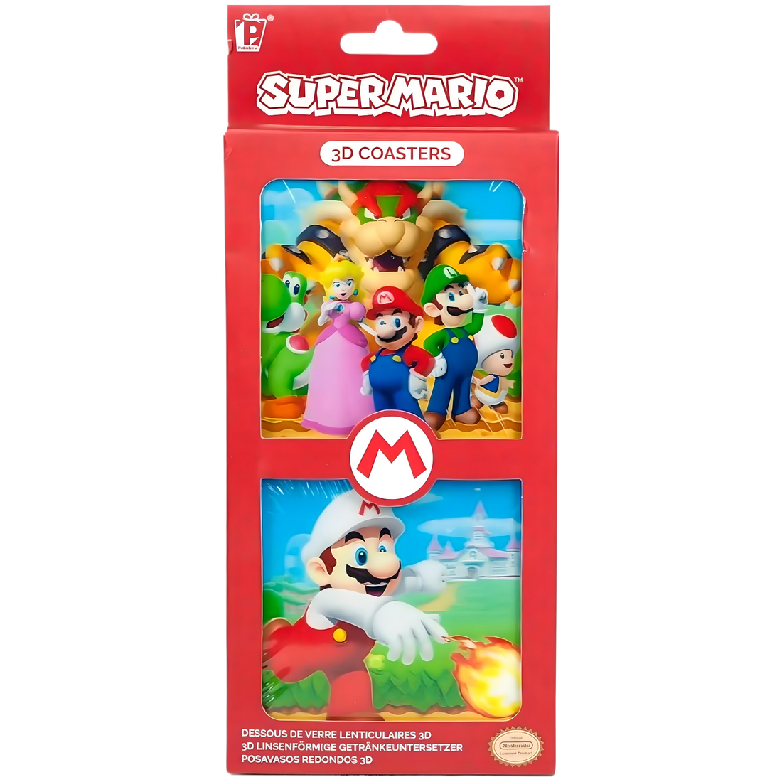 Super Mario Brothers 3D Coasters - Everbond Gifts