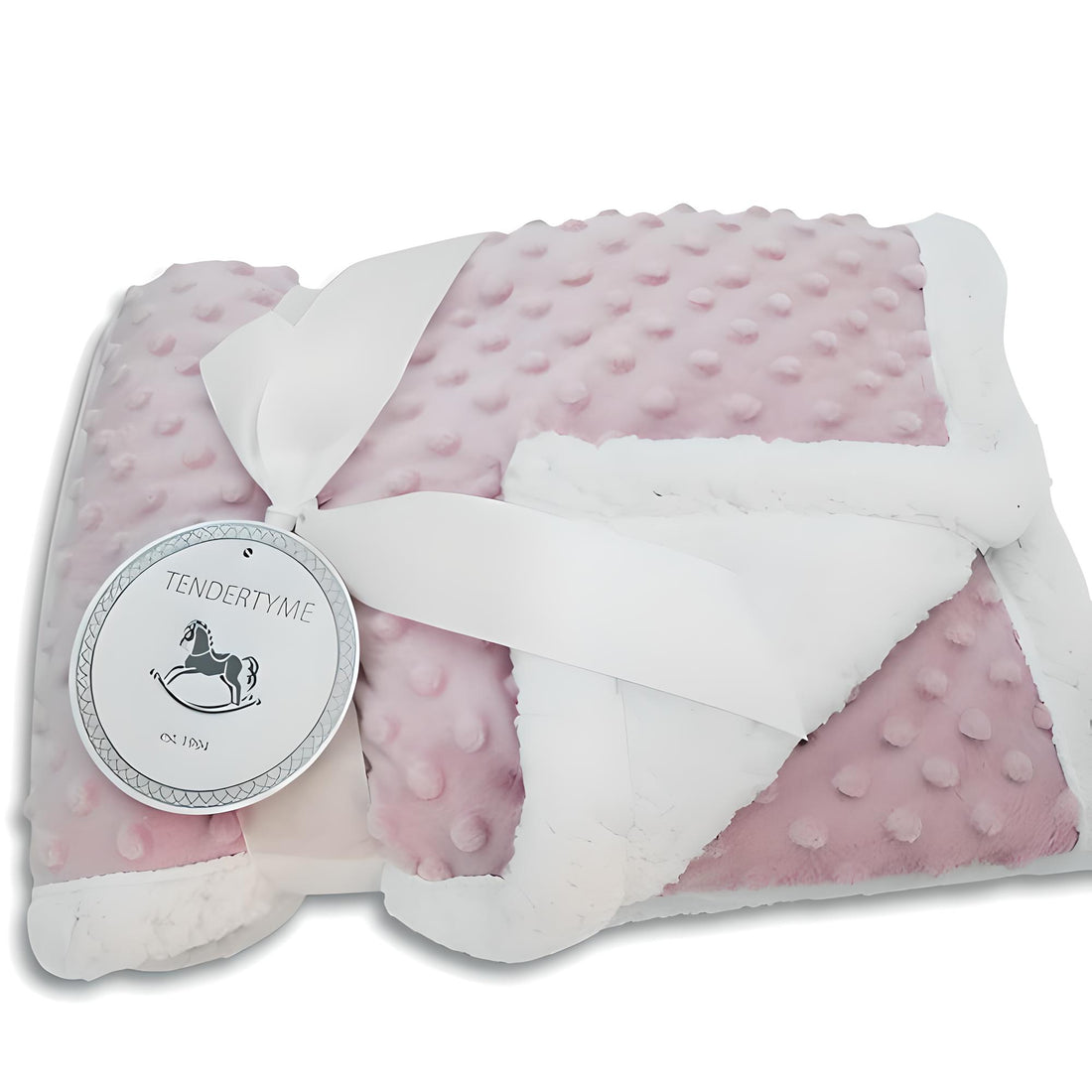 Tendertyme Popcorn Sherpa Blanket (Pink) - Everbond Gifts