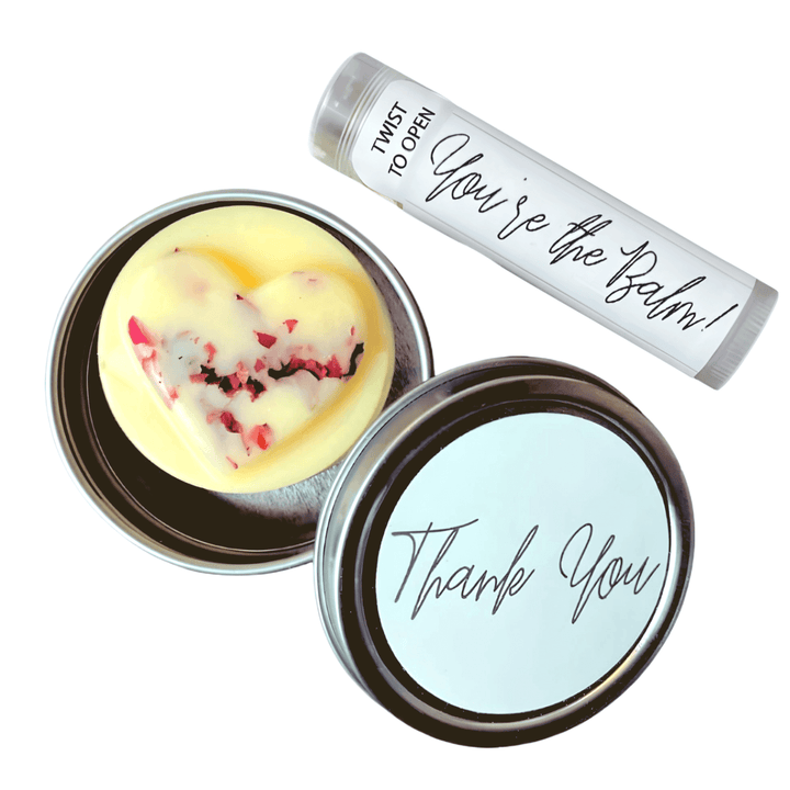 thank you gift set, natural skincare gift, appreciation gift, Thank you tea set