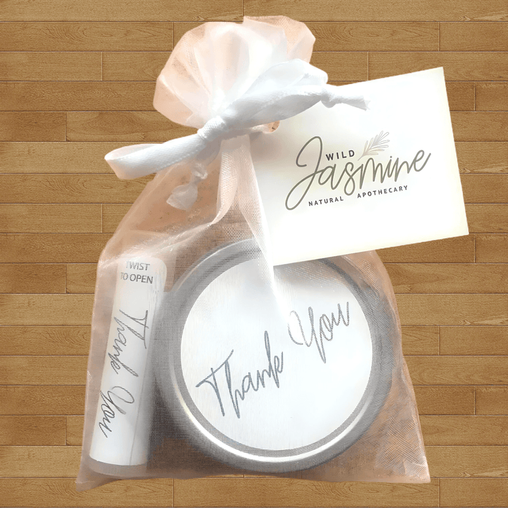 thank you gift set, natural skincare gift, appreciation gift, Thank you tea set
