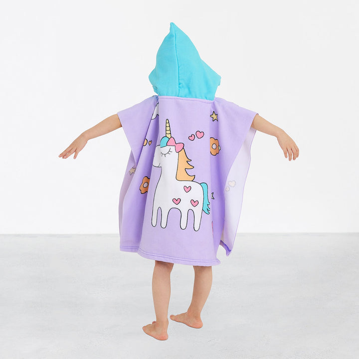 Unicorn Kids Hooded Towel