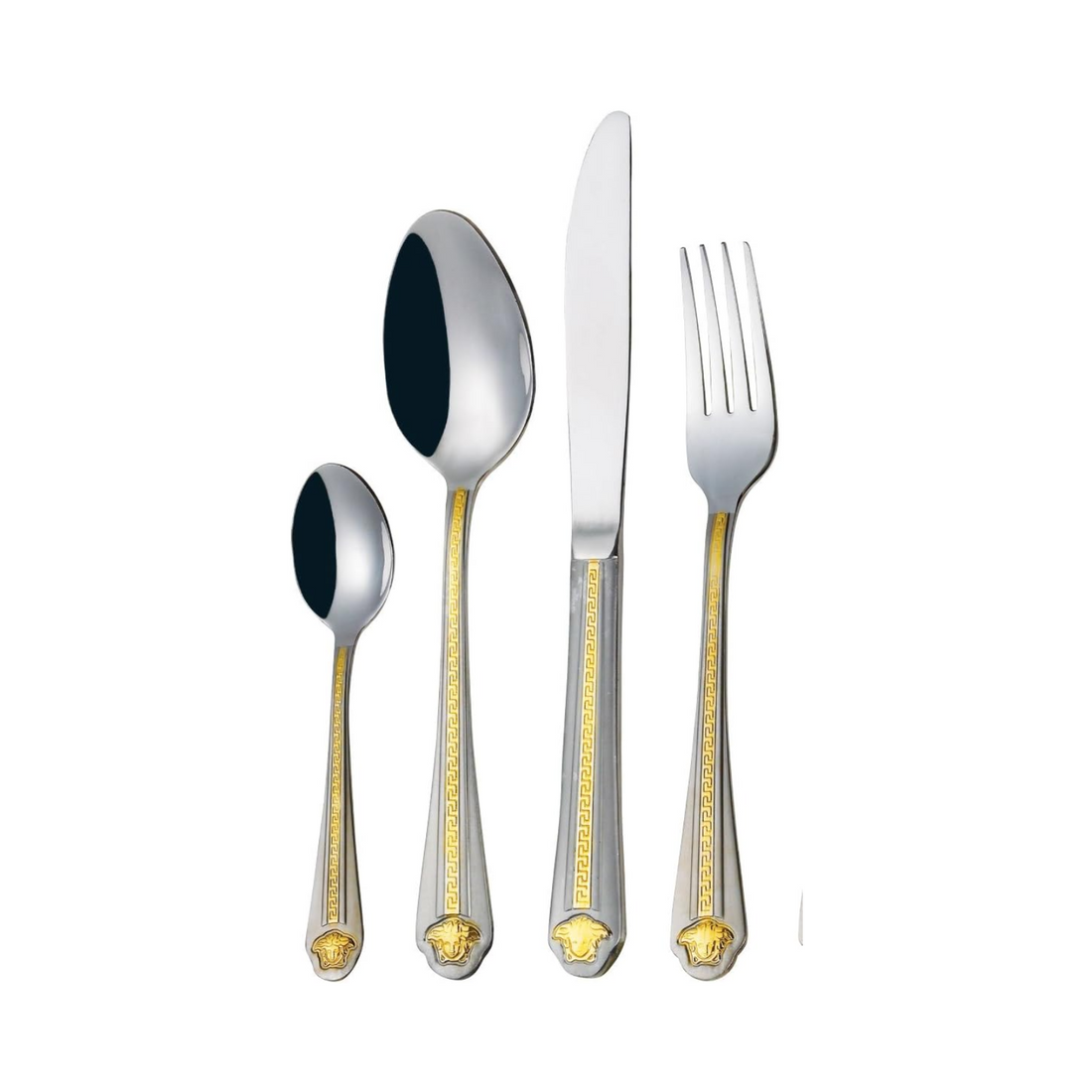 Versilion Gold 24 Piece Cutlery Set by Carl Weill