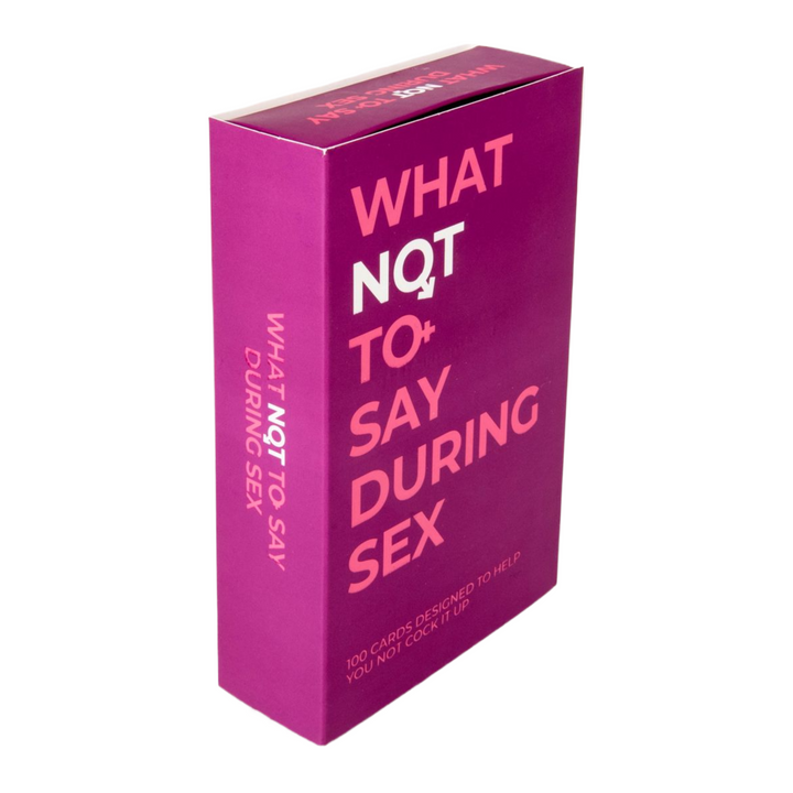 What Not To Say Game Cards