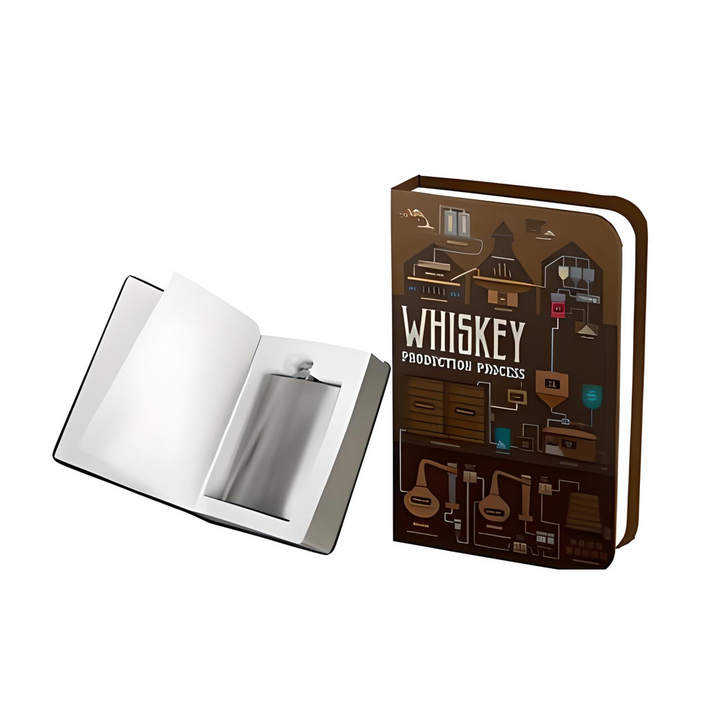 Whiskey Book Flask - Everbond Gifts