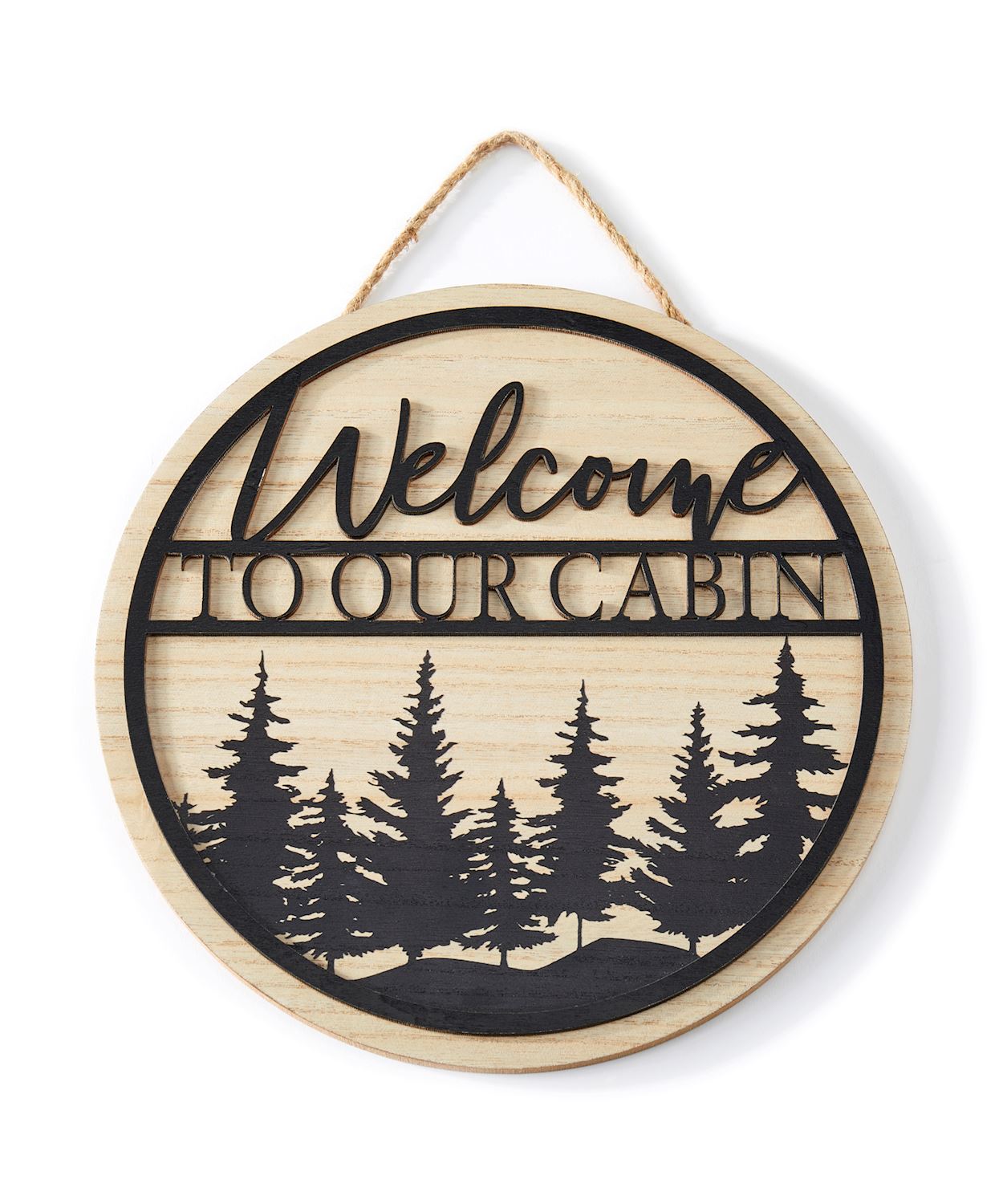 Wood Welcome Door Sign - Everbond Gifts
