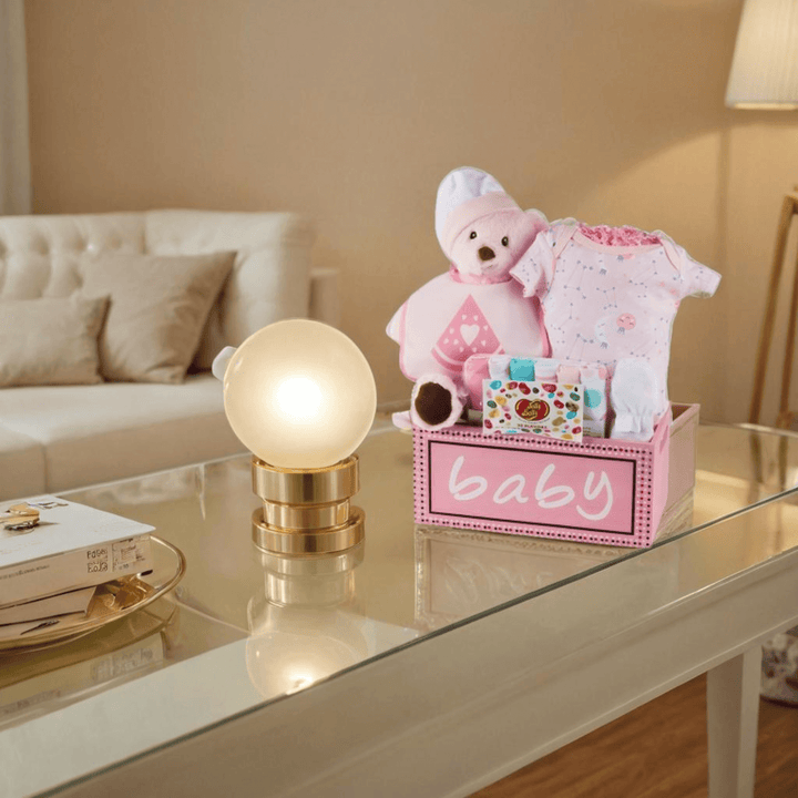 Wooden Keepsake Crate for Baby Girls