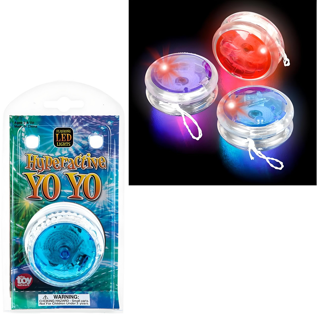 Light-Up Hyperactive Yoyo - 2.25" - Everbond Gifts