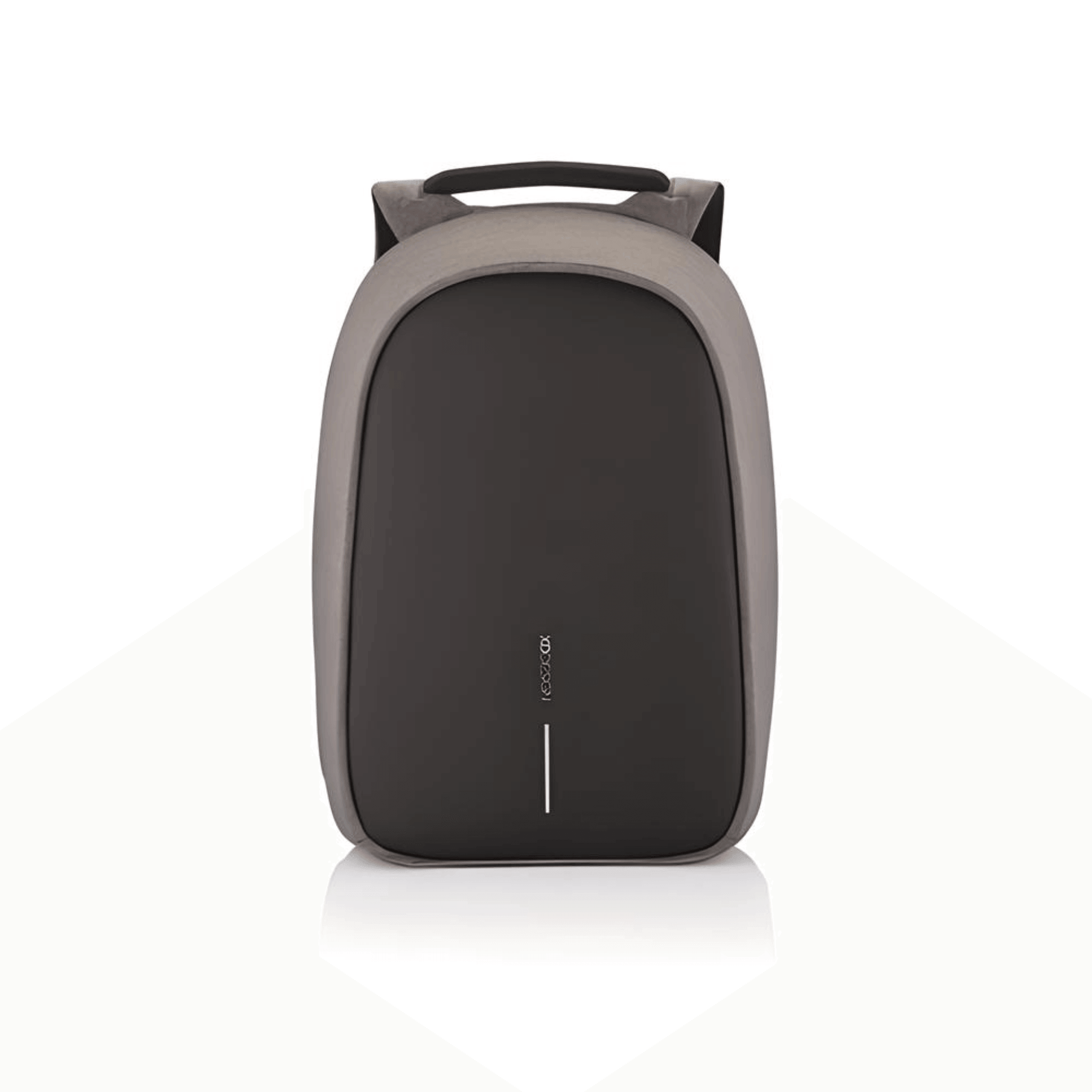 Anti-Theft Backpack and Aluminum Wallet Set featuring sleek grey design for security and organization.