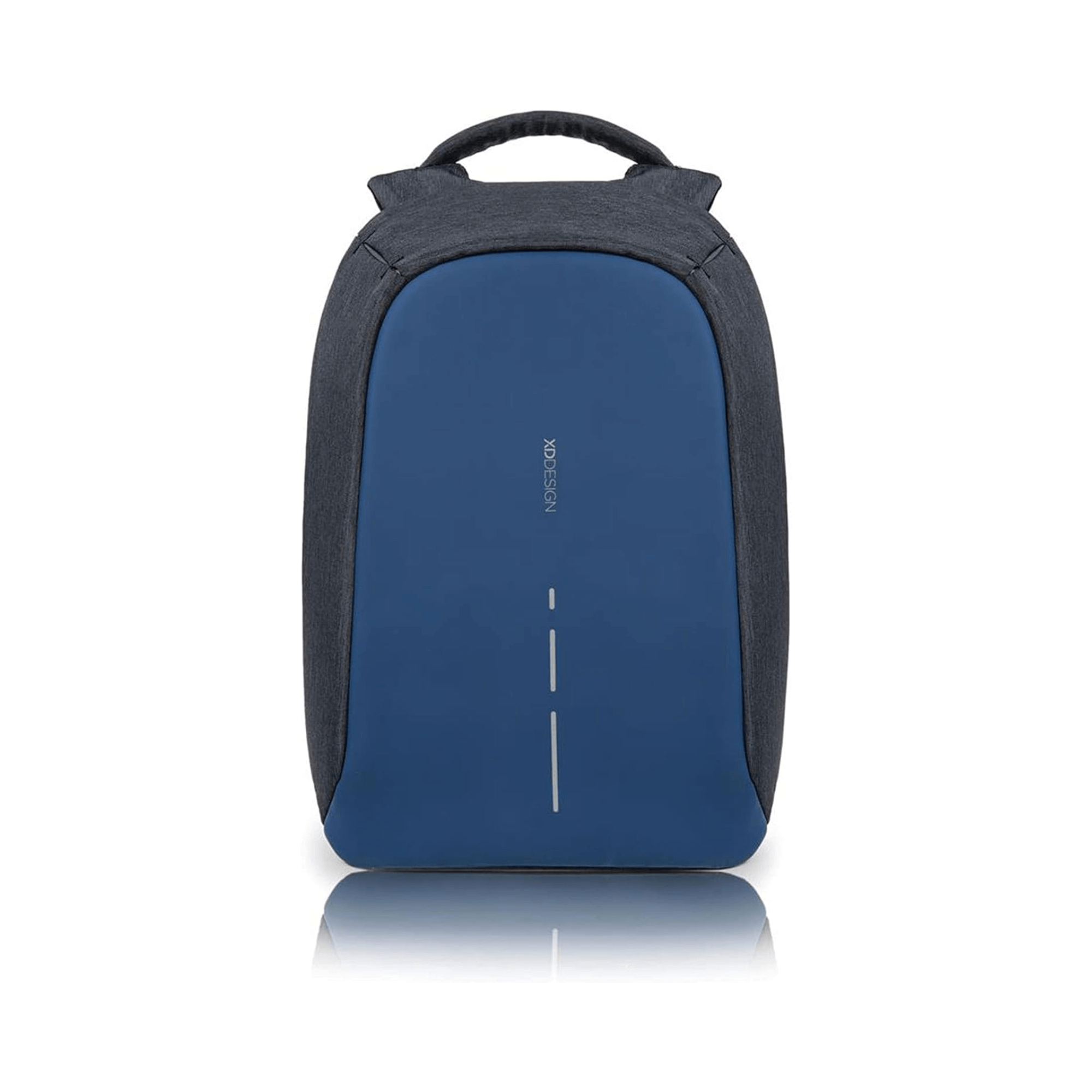 Bobby Compact-Diver Blue anti-theft backpack with stylish design and protective features.
