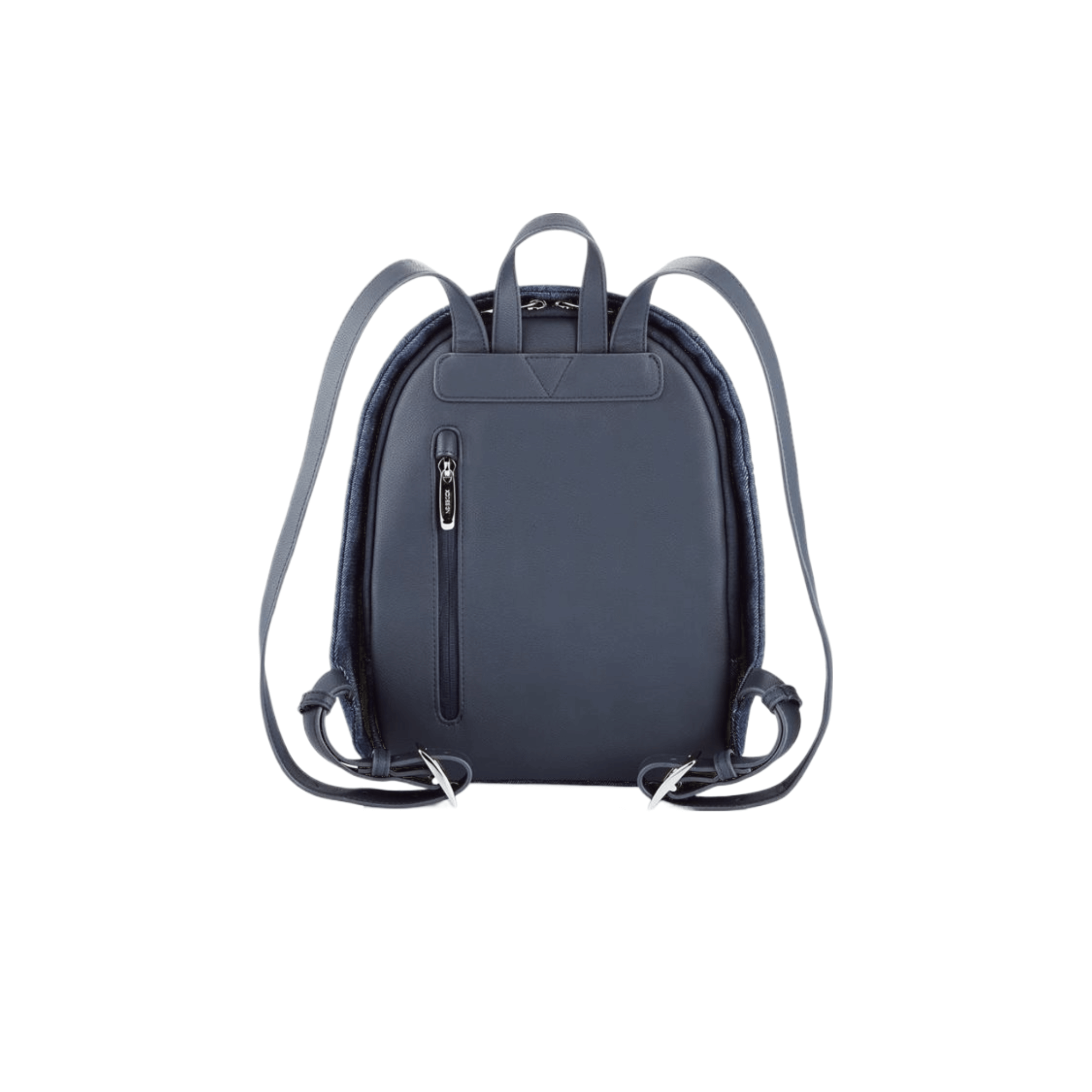 Bobby Elle Anti-Theft Backpack Denim featuring hidden zippers and easy-access pockets.