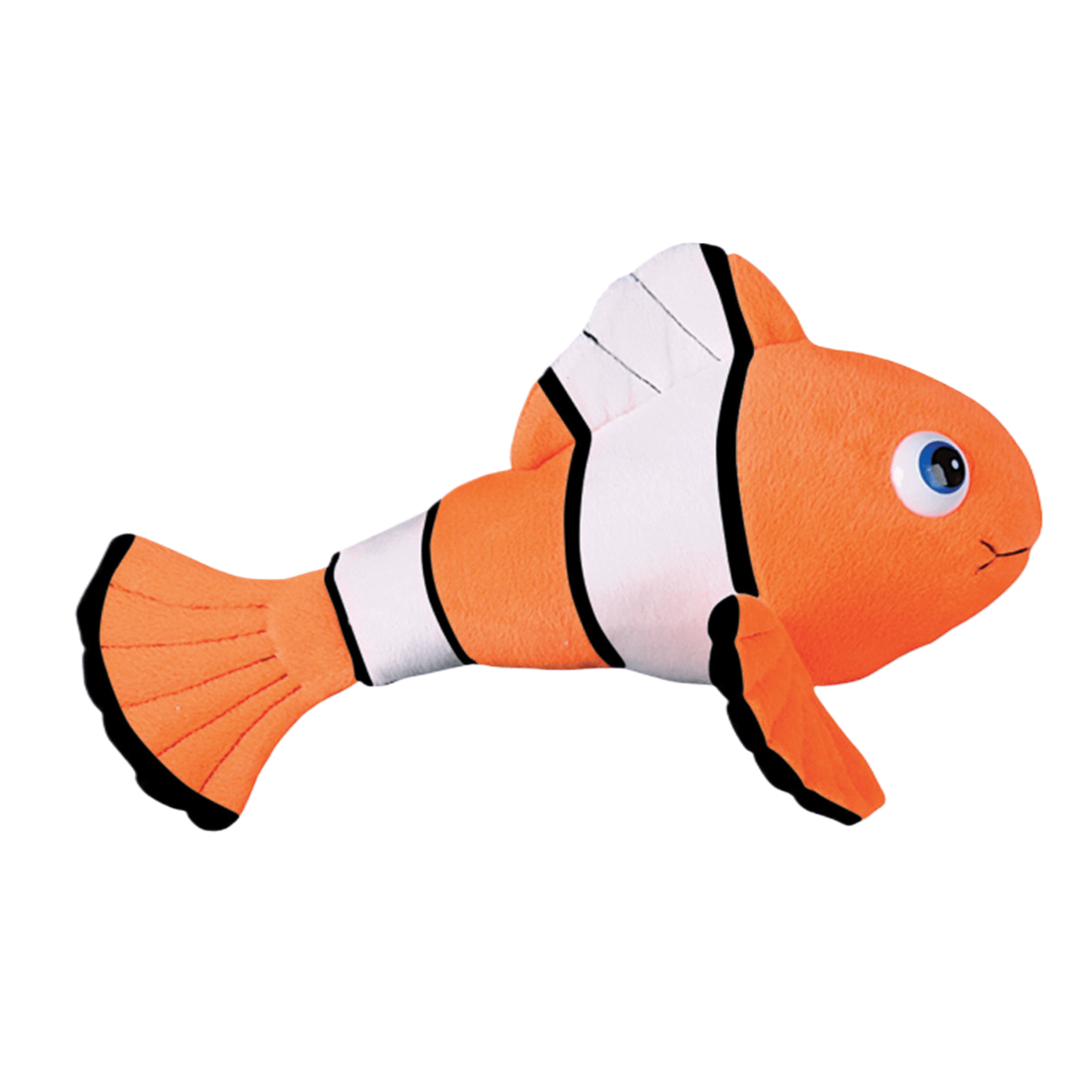 Clownfish Plush Toy featuring bright orange color and bold stripes, perfect for cuddling and gifting.