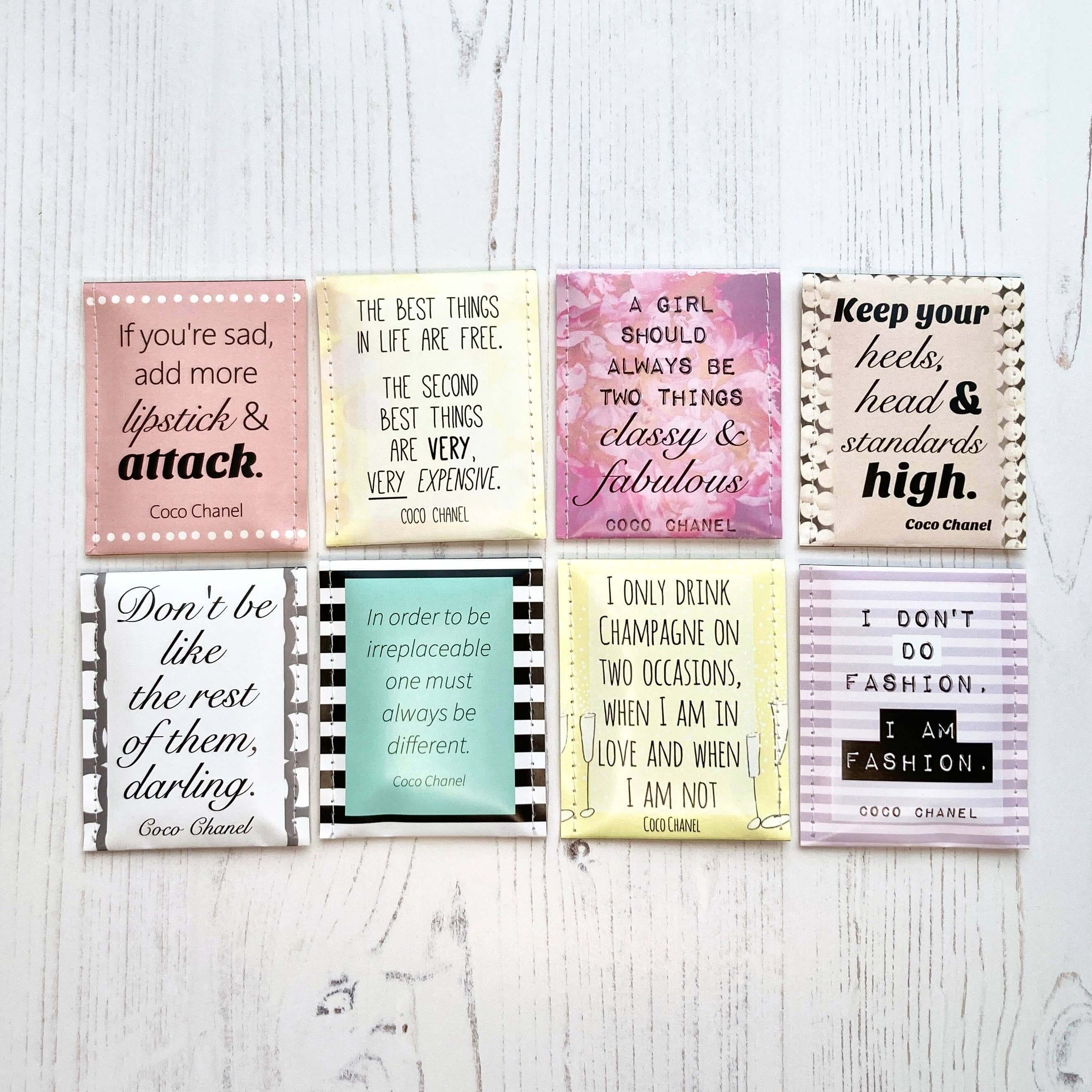 stylish tea gift, luxury tea gift, Coco Chanel tea set