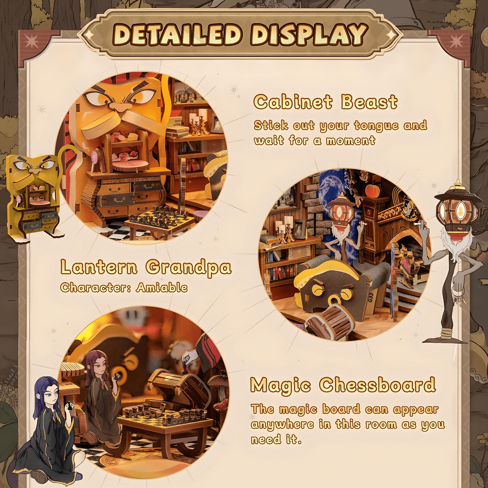 DIY Book Nook Kit - Fantastic Animal Common Room