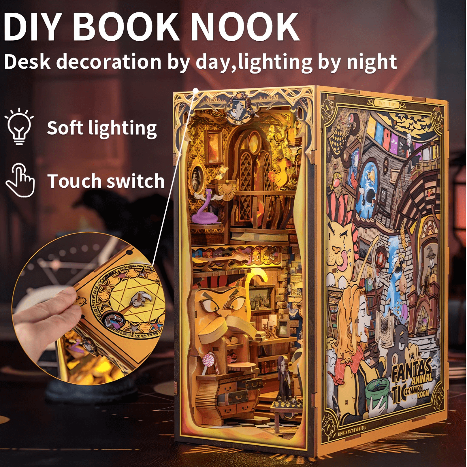 DIY Book Nook Kit - Fantastic Animal Common Room