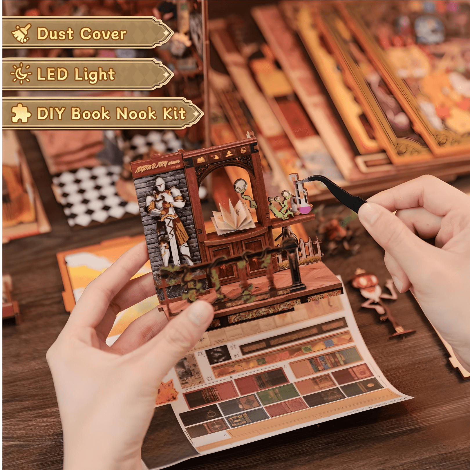 DIY Book Nook Kit - Fantastic Animal Common Room