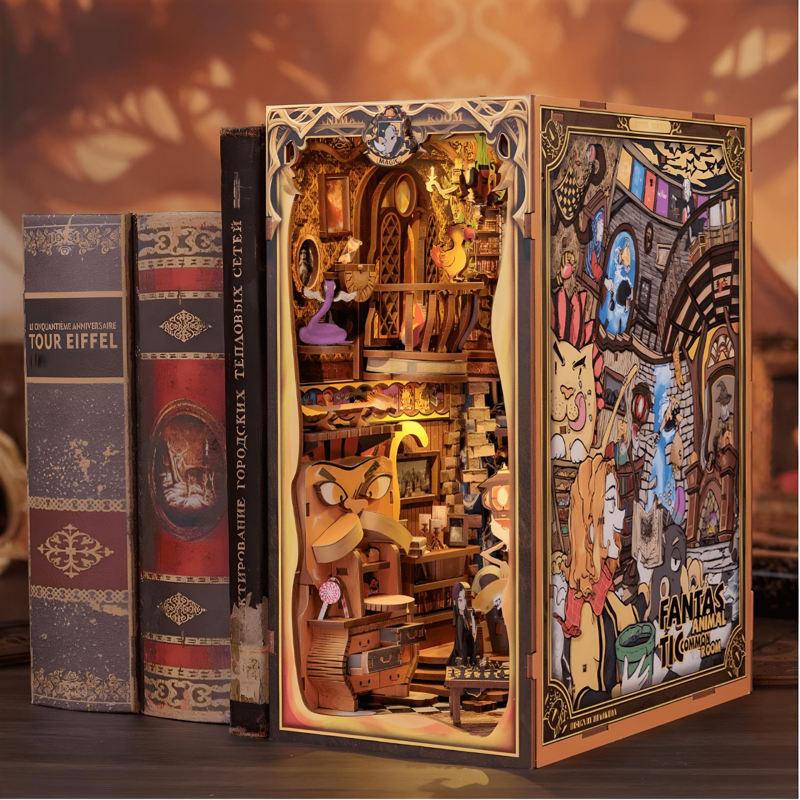 DIY Book Nook Kit - Fantastic Animal Common Room