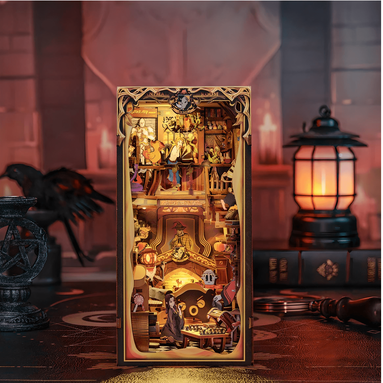 DIY Book Nook Kit - Fantastic Animal Common Room