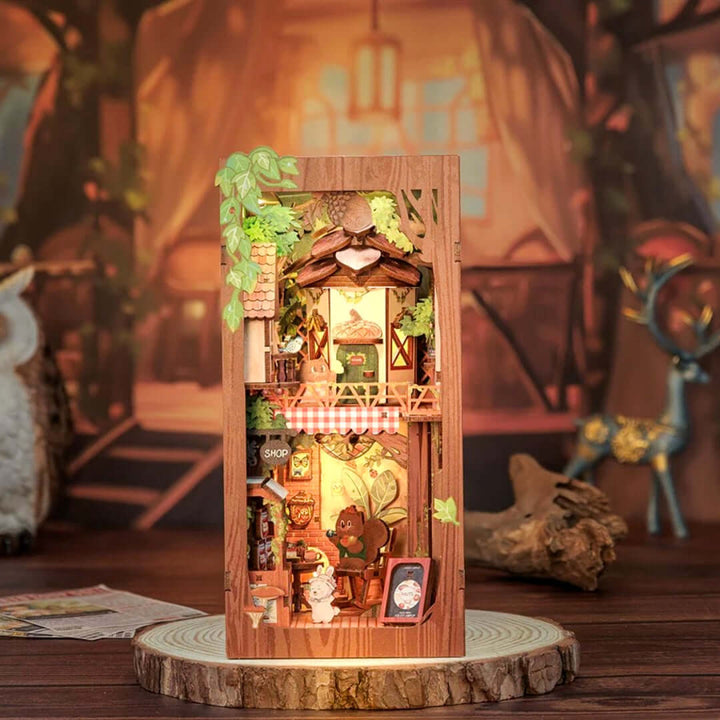 DIY Book Nook Kit - Squirrel Collector