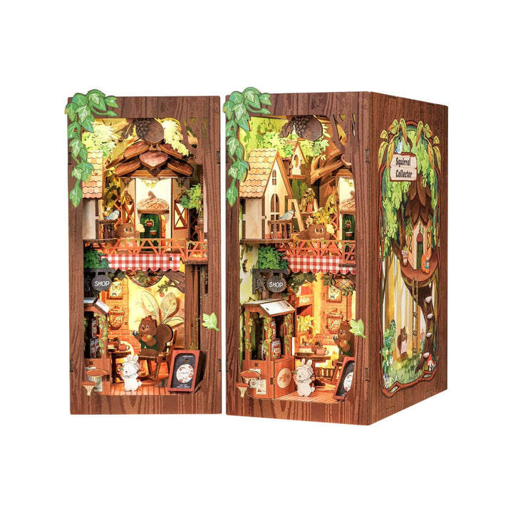DIY Book Nook Kit - Squirrel Collector