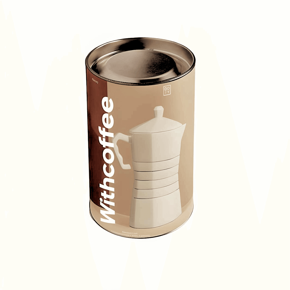 DOIY Withcoffee Moka Pot Set in a stylish packaging, designed for elegant coffee moments with friends.