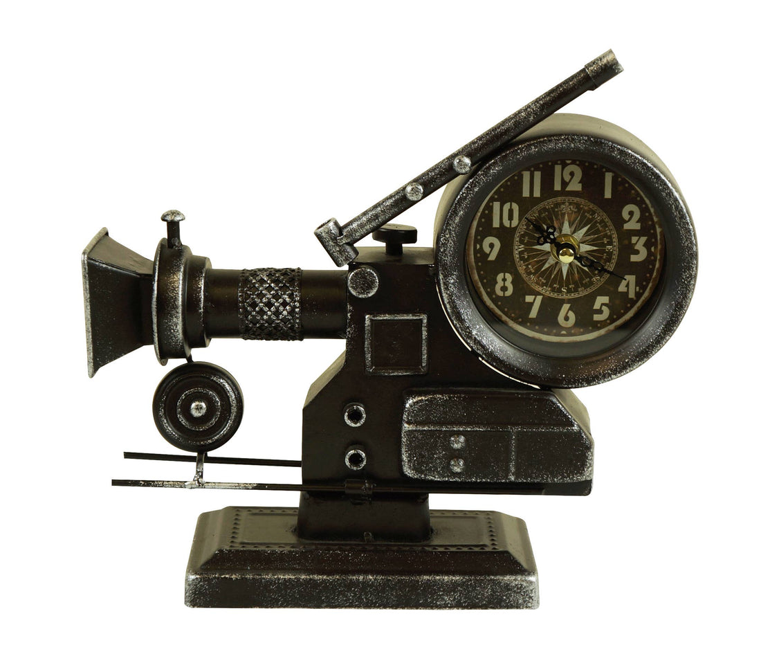Classic Cinematograph Table Clock