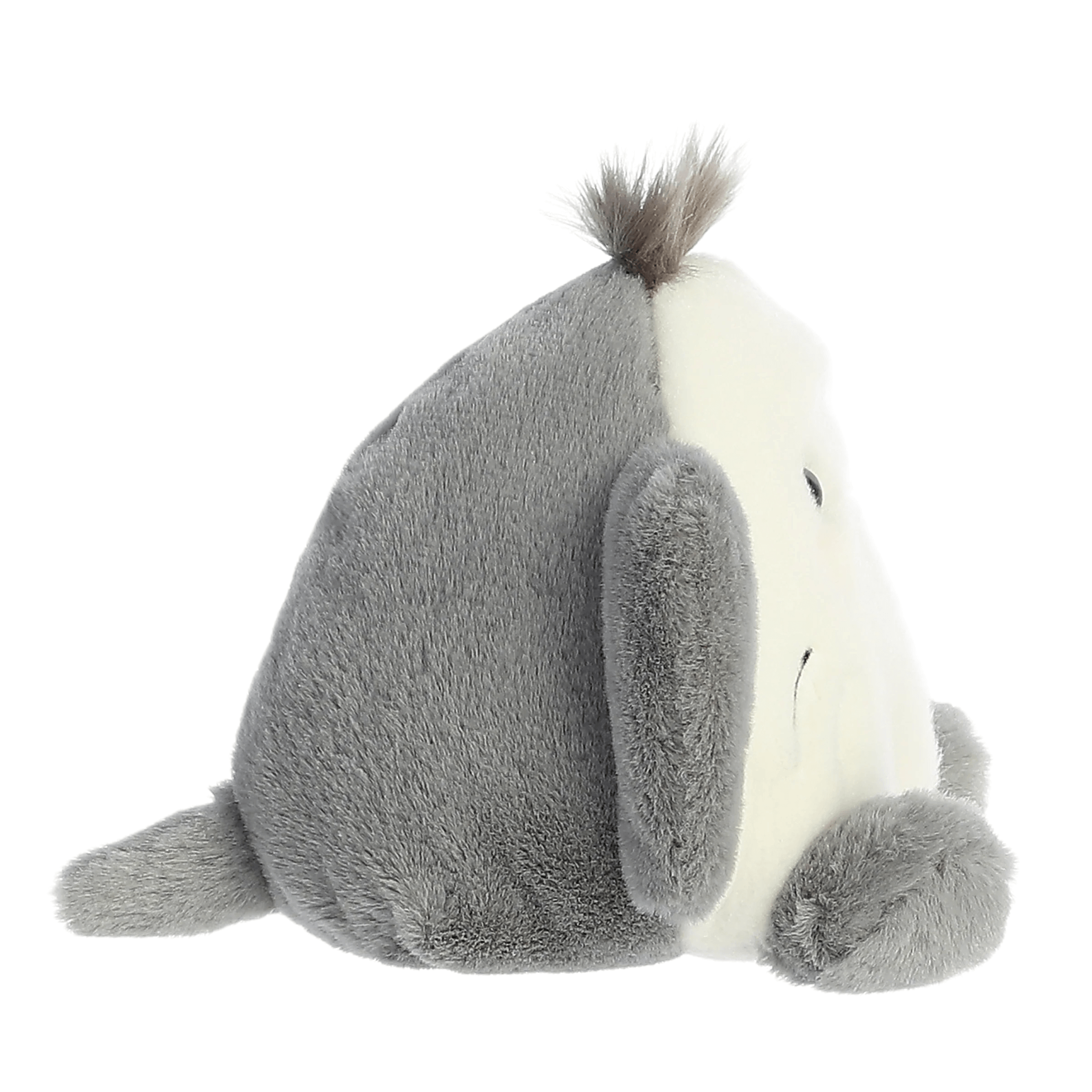 Flapjack Stingray plush toy with gray fins and whimsical tuft of hair, perfect for ocean lovers and creative celebrations.
